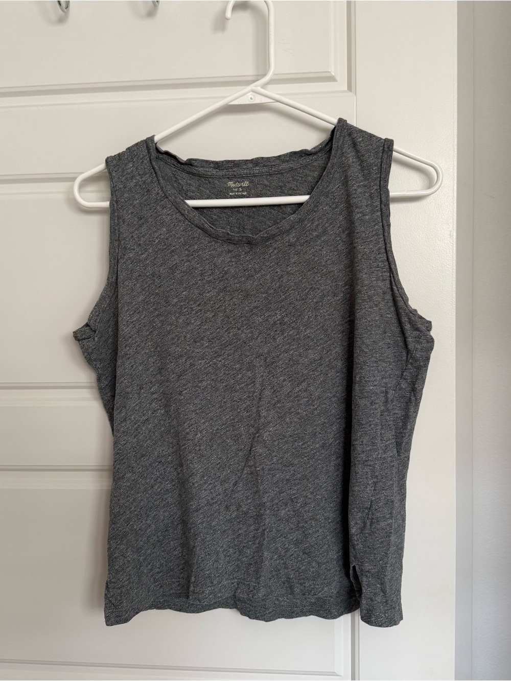 Madewell Gray Sleeveless Tank